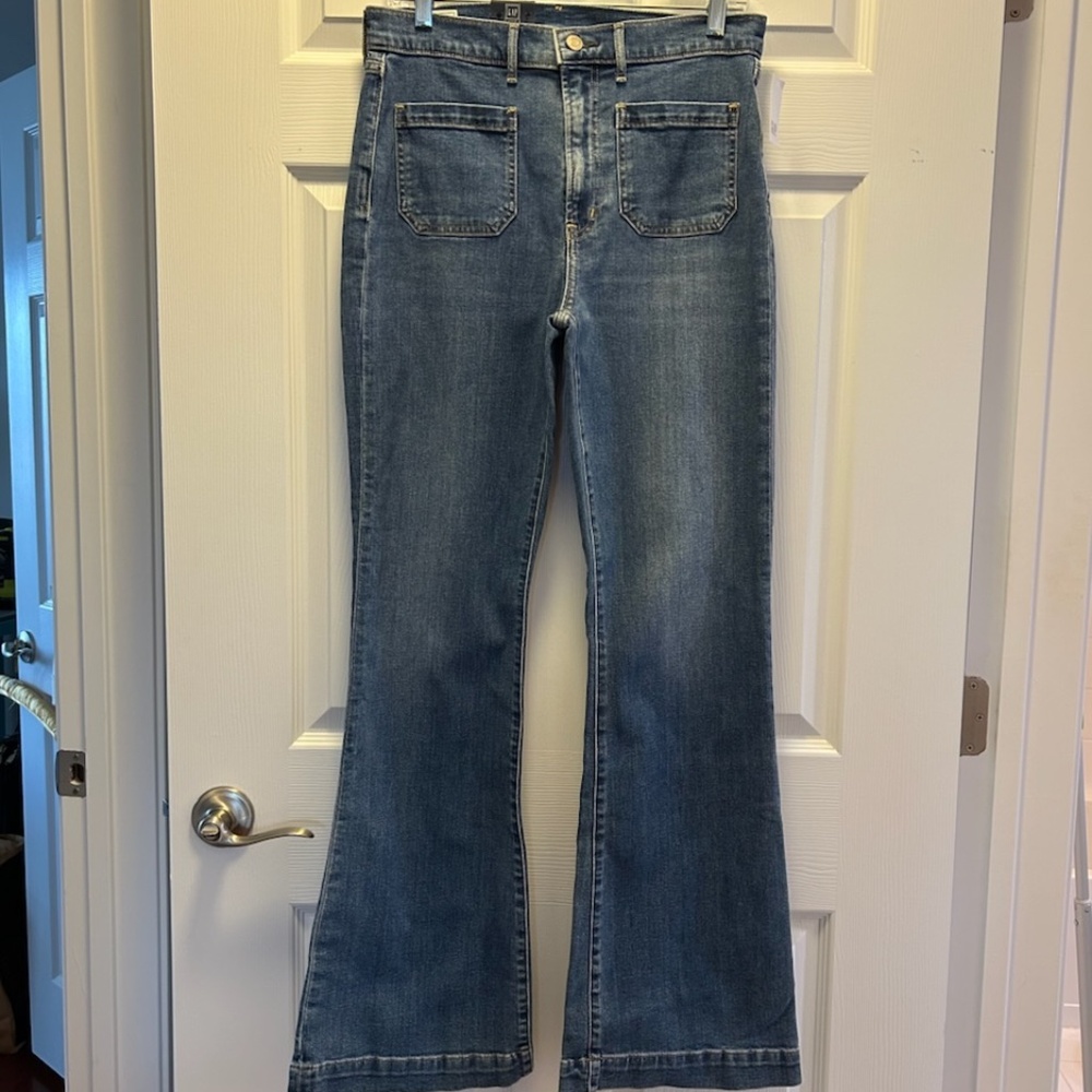 Gap Jeans - High-rise flared, Size 10R (NWT)